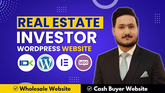 build real estate investor website, idx mls real estate wordpress website design