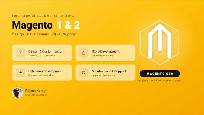 fix the bugs and customize magento 1 and magento 2 store