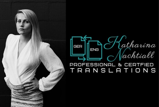 provide certified translations from english to german