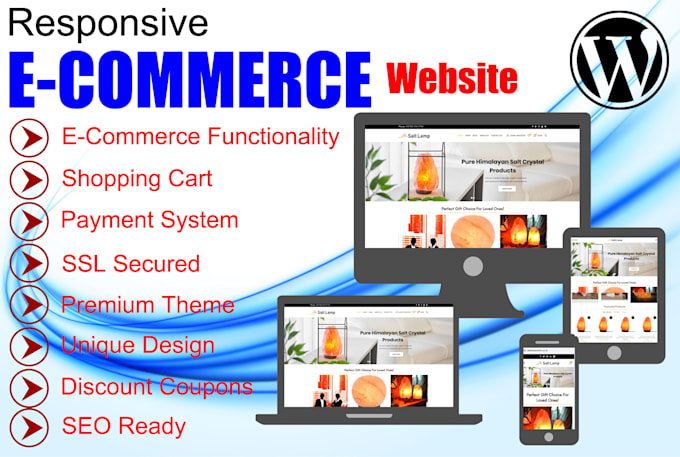 create salesy woocommerce website online store webshop
