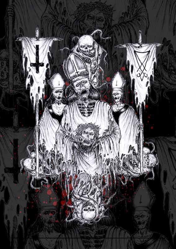 draw an amazing dark illustration with my style
