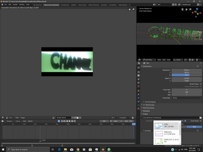 Create 2d And 3d Intros And Outros In Blender By Randomtapes