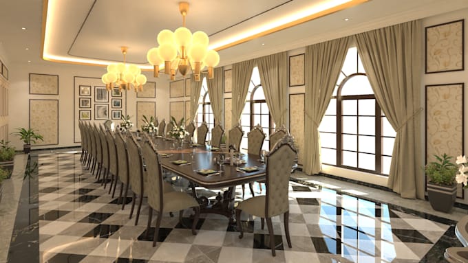 do virtual staging and virtual interior designs of all desired spaces