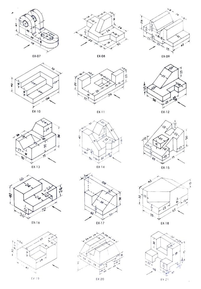make 2d,3d, and isometric models designed using autocad
