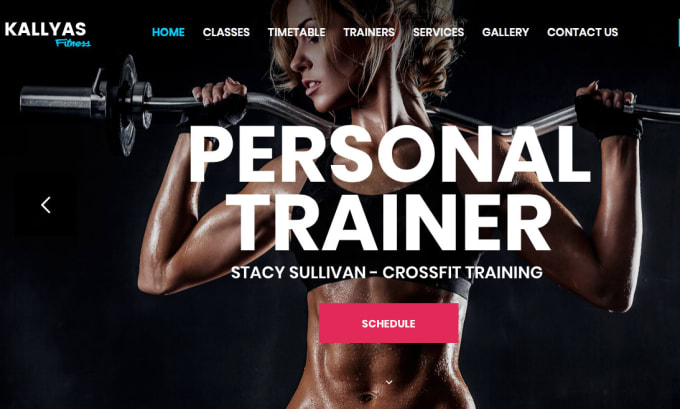 Verrassend Design a personal trainer, gym, coaching or fitness website by Mrtadas MW-94