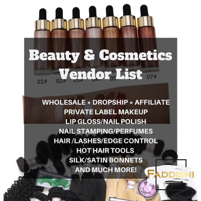 Provide a dropship and wholesale beauty and cosmetics ...