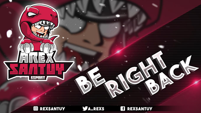 create custom animated startingsoon, brb, offline screens
