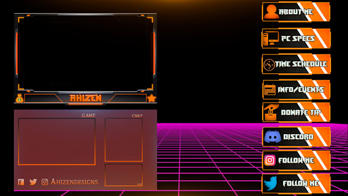 Create fabulous panels overlays and scream for your twitch channel by ...