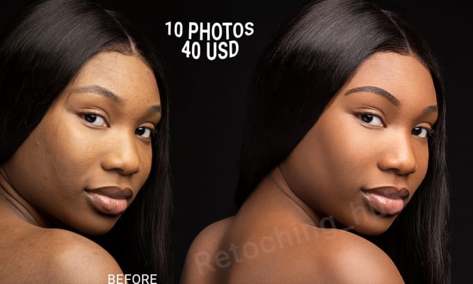 Hire a freelancer to do beauty retouch portrait photo editing