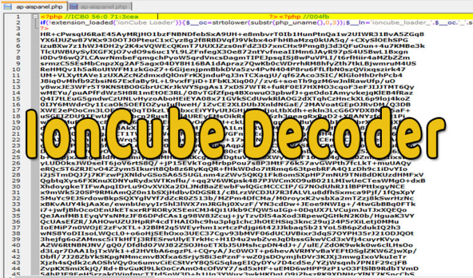 ioncube decoder v10.x php 5.6