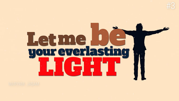 make an animated lyric video