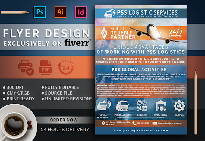 design flyer for your services and products