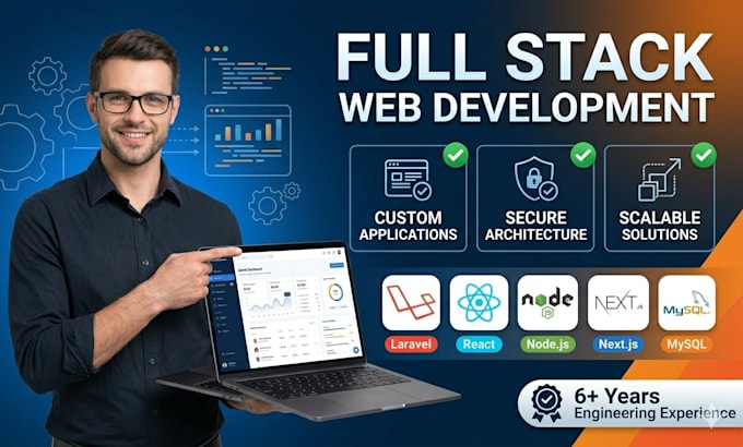 do custom web application development and full stack web development