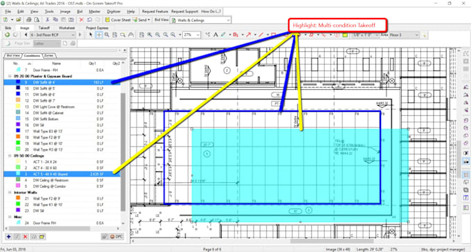 I will provide accurate material takeoff and cost estimation services