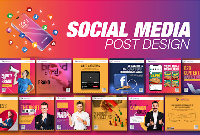 Design eye catching social media posts by Design4horizon | Fiverr