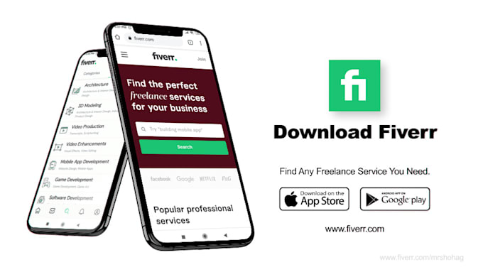 create a mobile app promo video for ios and android