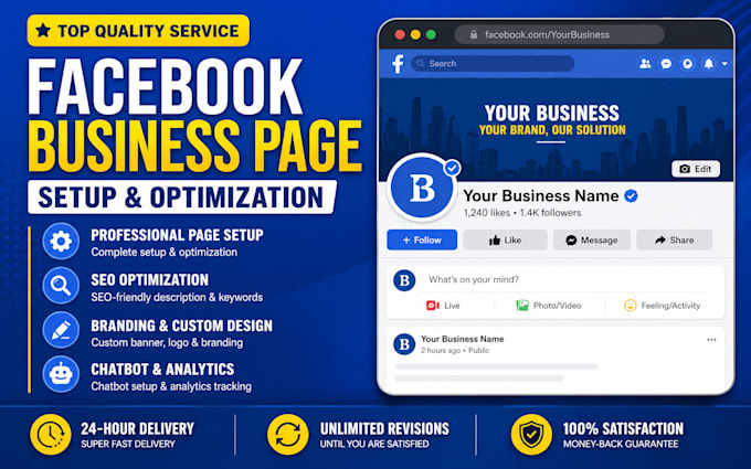 set up and optimize your facebook business page