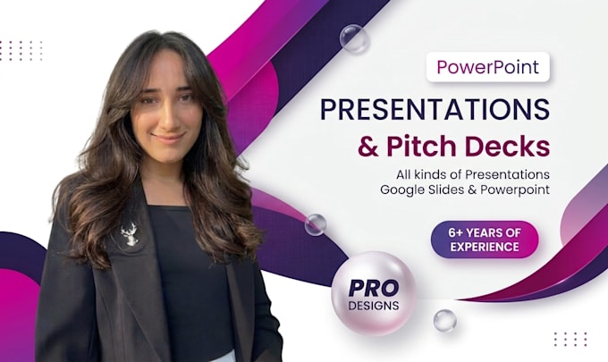 design professional powerpoint presentation or investor pitch deck