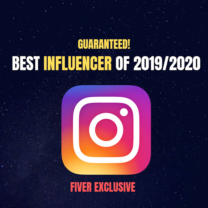 Give you a list with 50 best influencer by Eleonoramiggian Fiverr