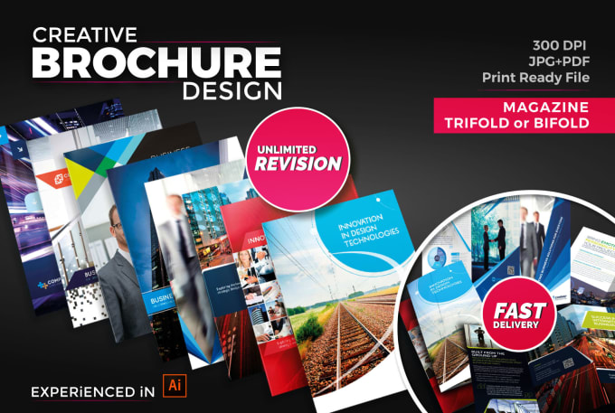 Do smart brochure, booklet, flyers, and catalog design by Yoorobin | Fiverr