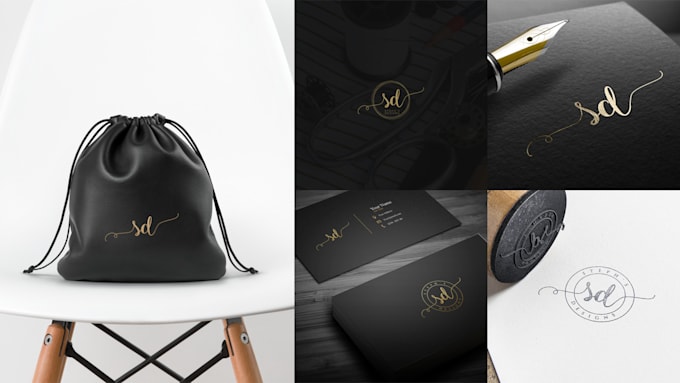 design elegant, luxurious, modern initial logo