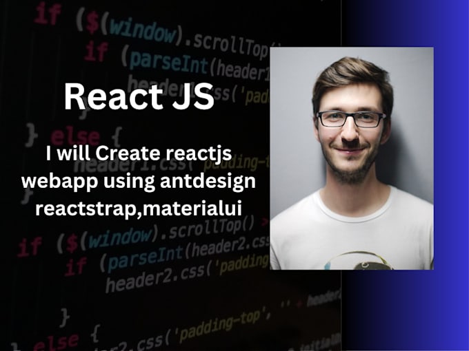 create reactjs webapp using antdesign ,reactstrap,materialui