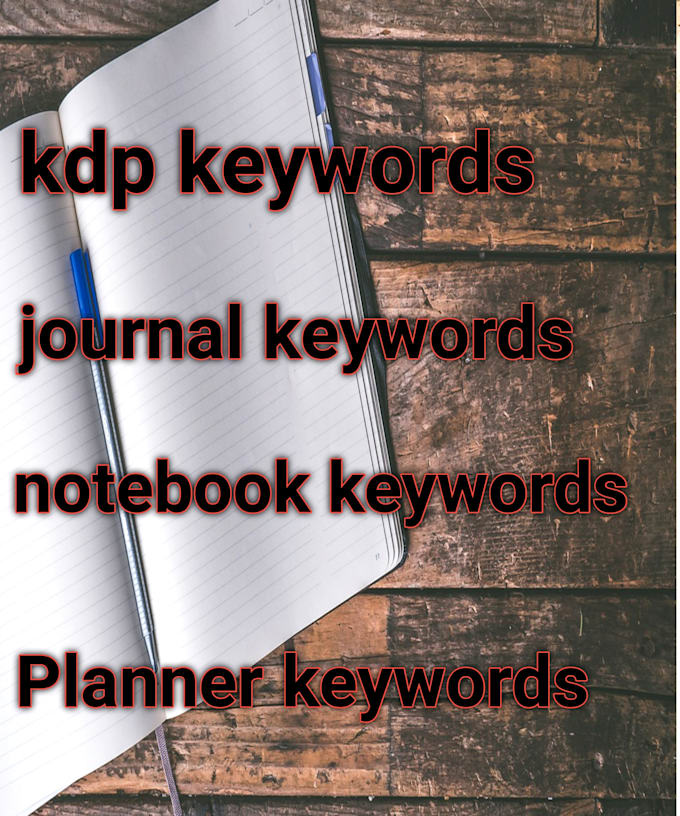Provide best amz keywords for your kdp journals and planners by Kdp