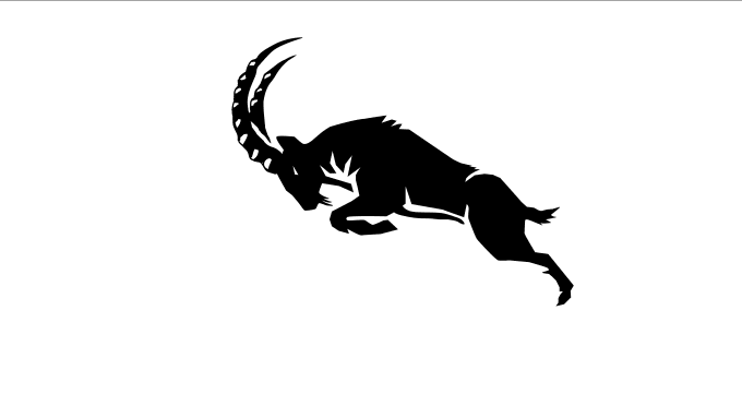 Make alpine ibex logo by Sadmanatul Fiverr