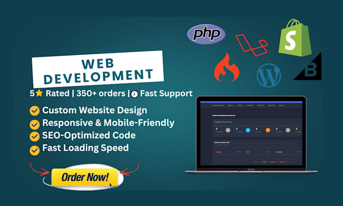 fix and develop php, laravel,codeigniter,wordpress websites
