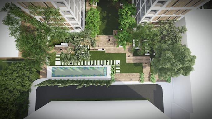 architectural site plan, landscape design, urban masterplan