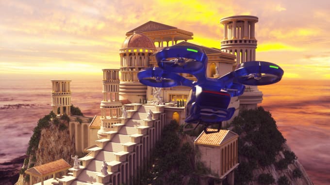 create you a 3d animated music video visualizer commercial ai