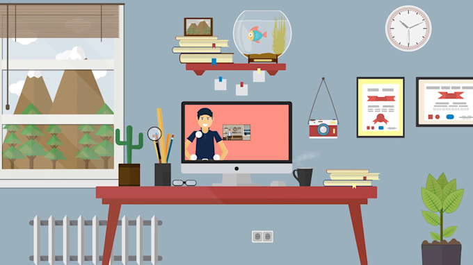 create 2d custom video