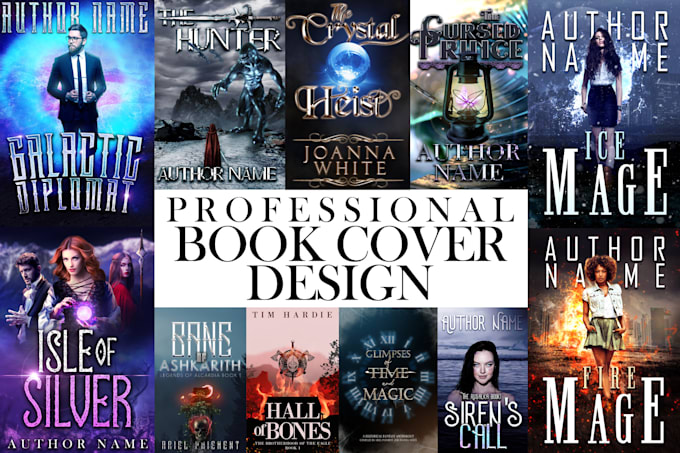 design a beautiful professional book cover ebook or print