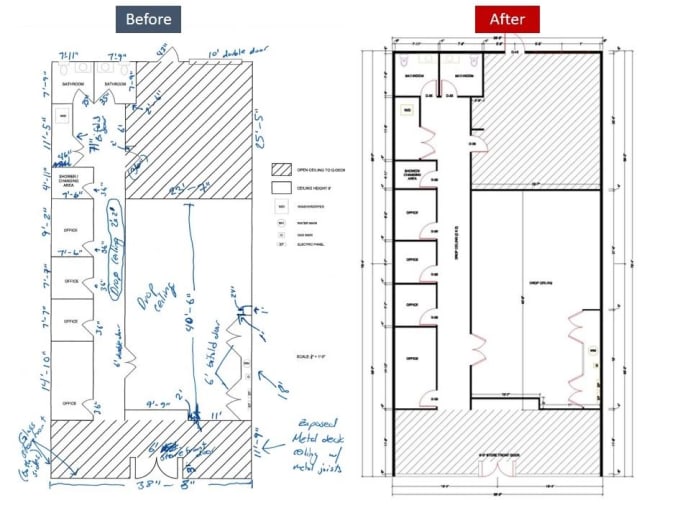 Convert Hand Sketch Image Or Pdf To 3d Or 2d Cad Drawing By