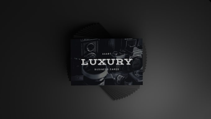 design luxury business card for you