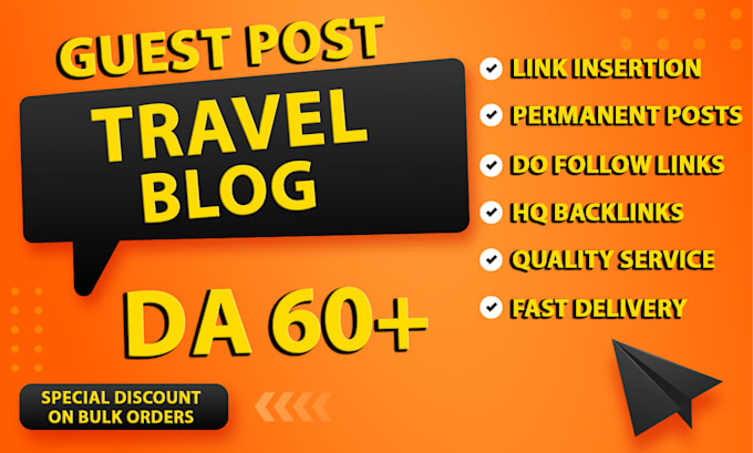 provide guest post on travel blog