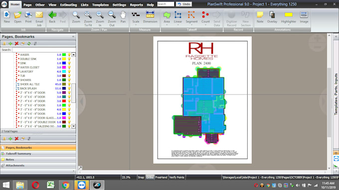 Do cost estimation work of building using plan swift by Ihteshamashfaq ...