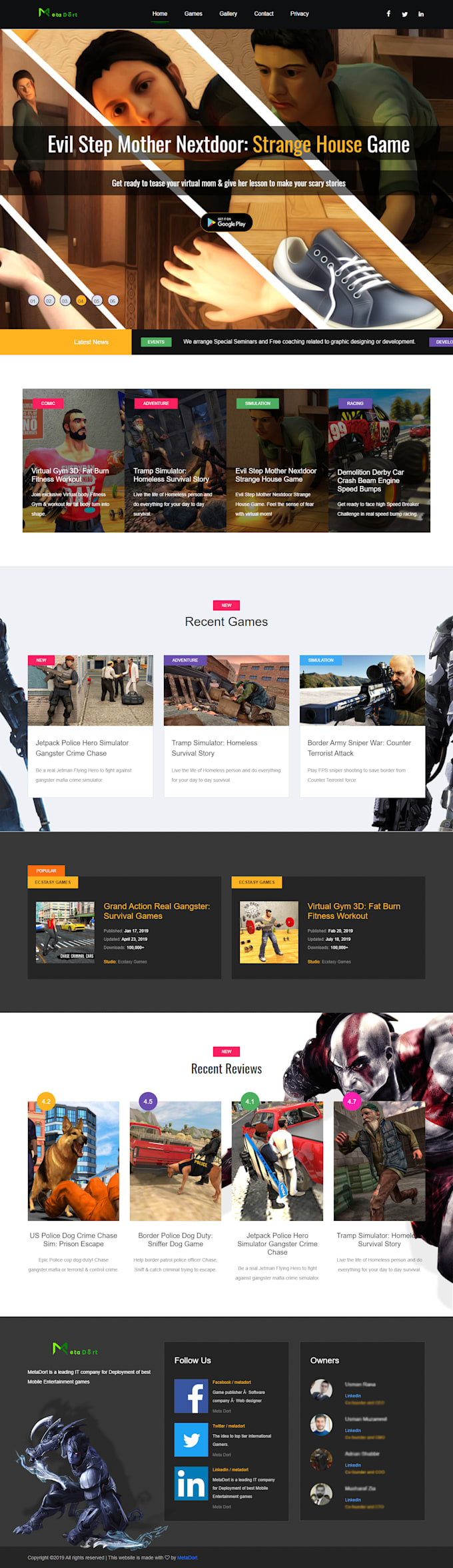 secure interactive responsive unique easy to use nd easy to update websites dev