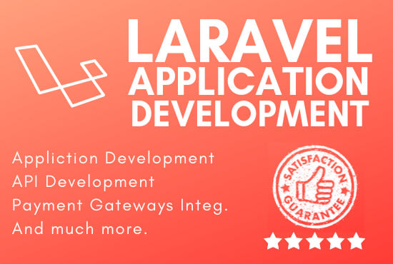 develop web application in laravel and PHP