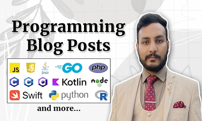 write programming articles, tutorials and blog posts