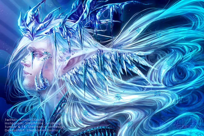 Paint A Portrait Of Any Character In My Semi Realistic Style By