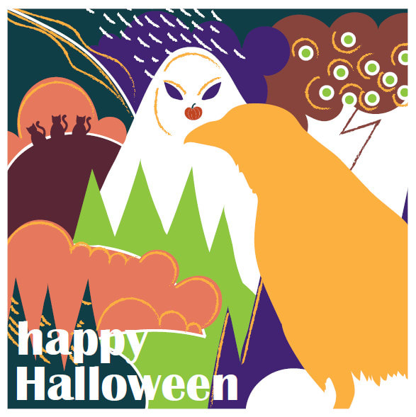 create colorful flat illustration