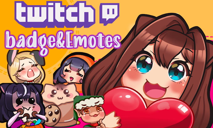 create twitch emotes, sub badges