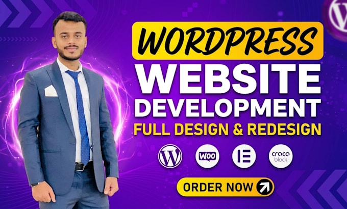 make, create, rebuild, develop or redesign wordpress website design in 24 hours