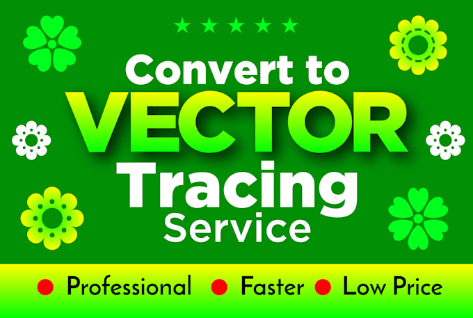do vector tracing logo, image or drawing HD quality