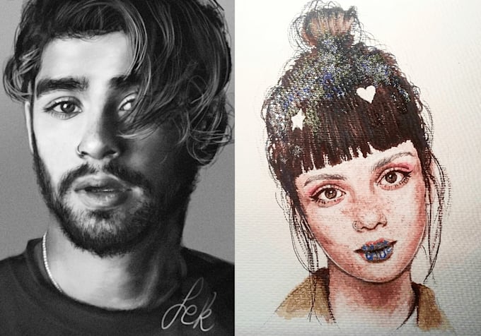 Teach You How To Draw Portrait Or Body Parts By Fecekaya