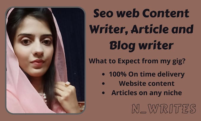 seo web content writer, article and blog writer