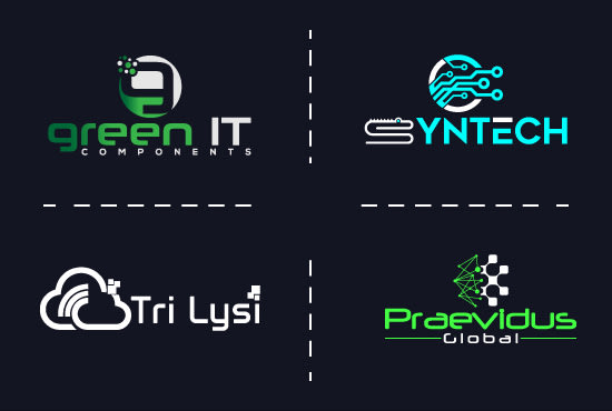 design modern, technology, tech startup, crypto logo