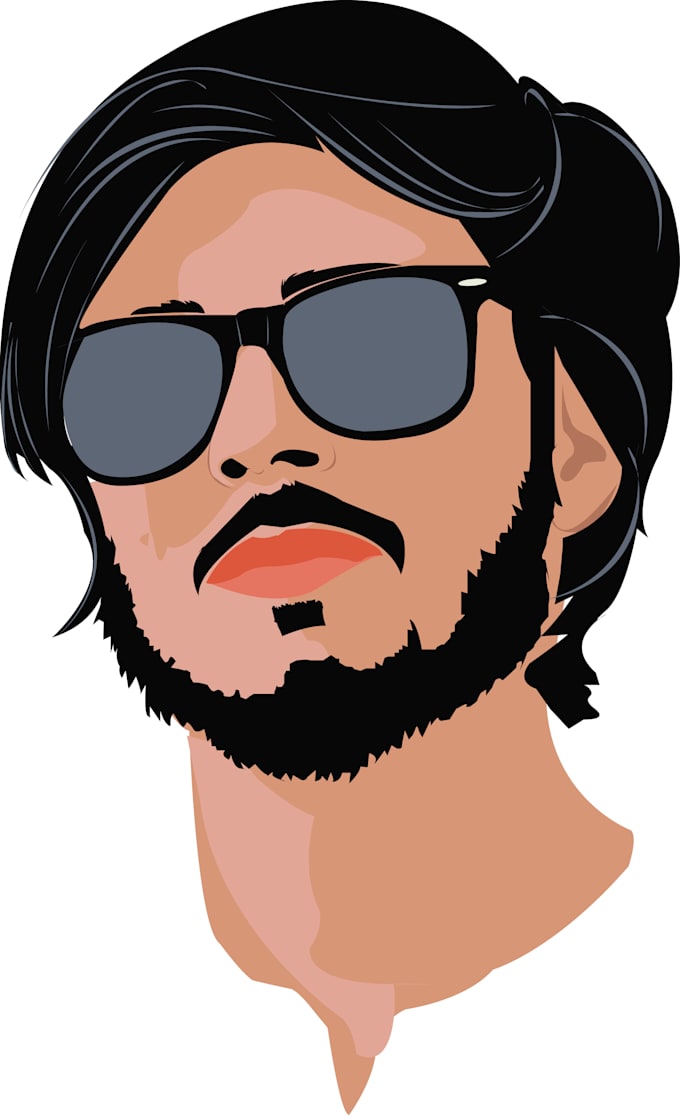 Do vector portrait for u by Abdullah52422 | Fiverr