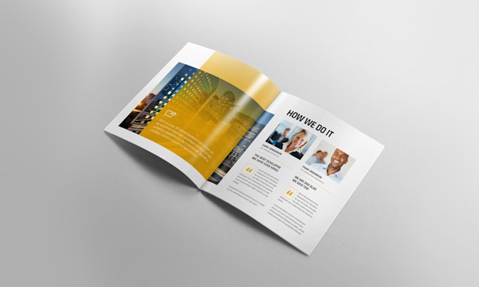 Big Deals! I will design a professional bifold or trifold brochure booklet  for $75